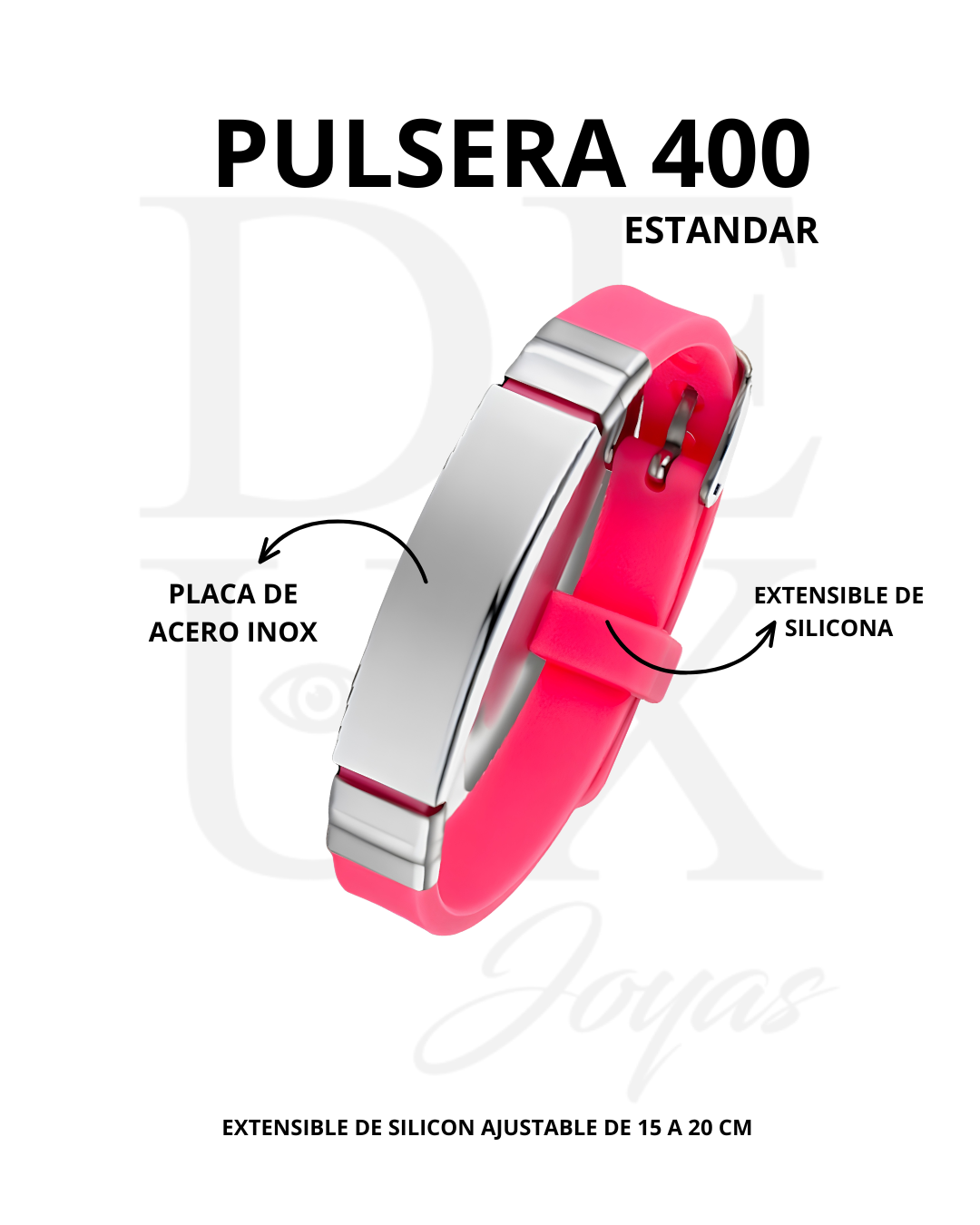 PULSERA MOD. 400 - ESTANDAR - ROSA