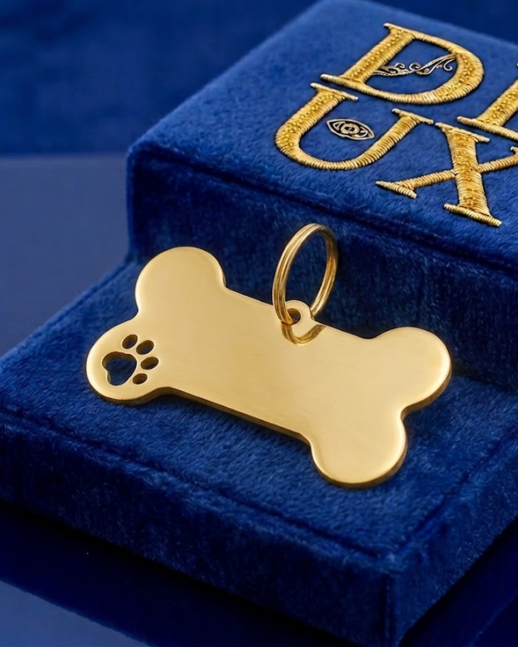 PLACA HUESO XL - GOLD