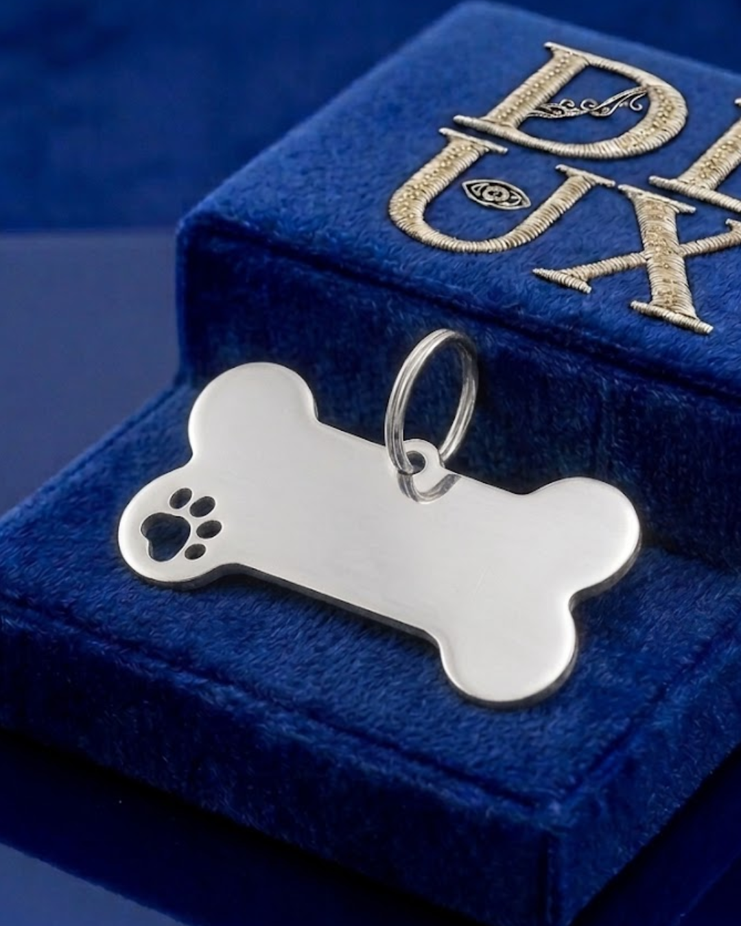 PLACA HUESO XL - SILVER