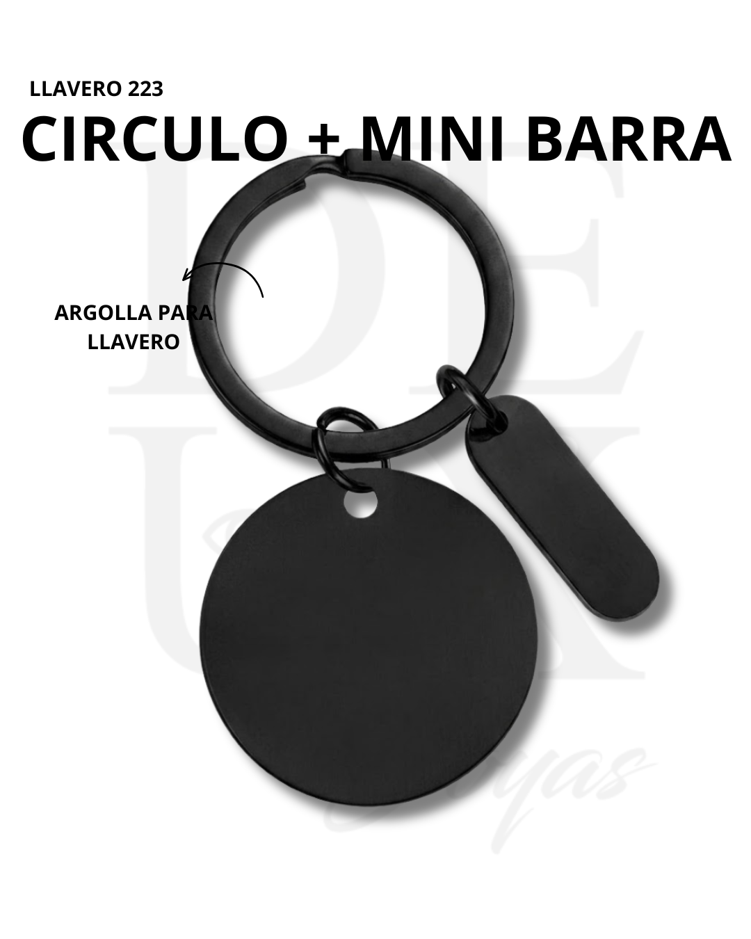 LLAVERO LL210 - BLACK