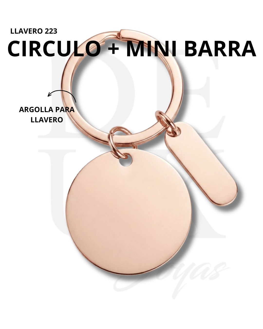 LLAVERO LL210 - ROSE GOLD