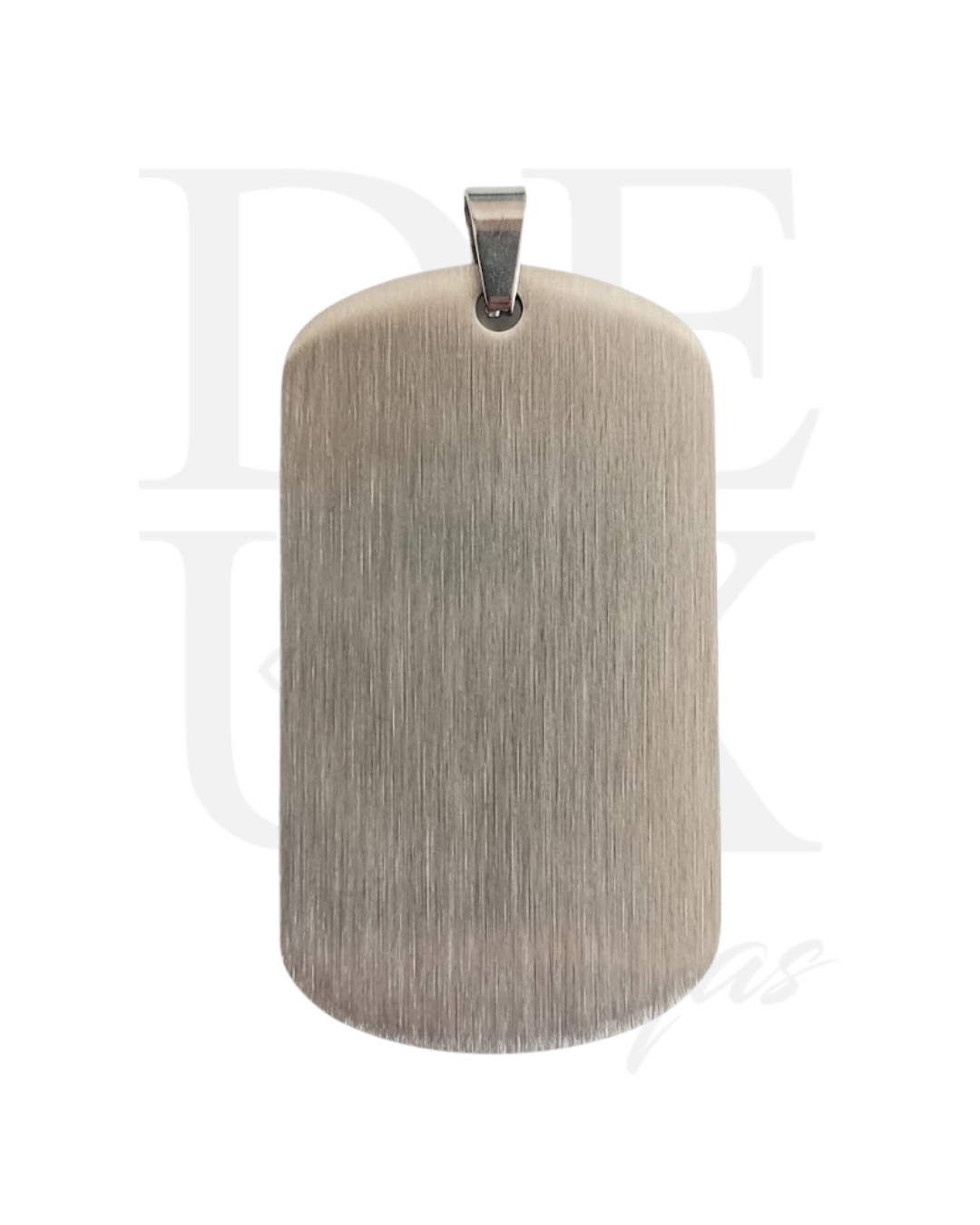 DIJE MILITAR MOD. 200 | COLOR PLATA | MATTE-CEPILLADO