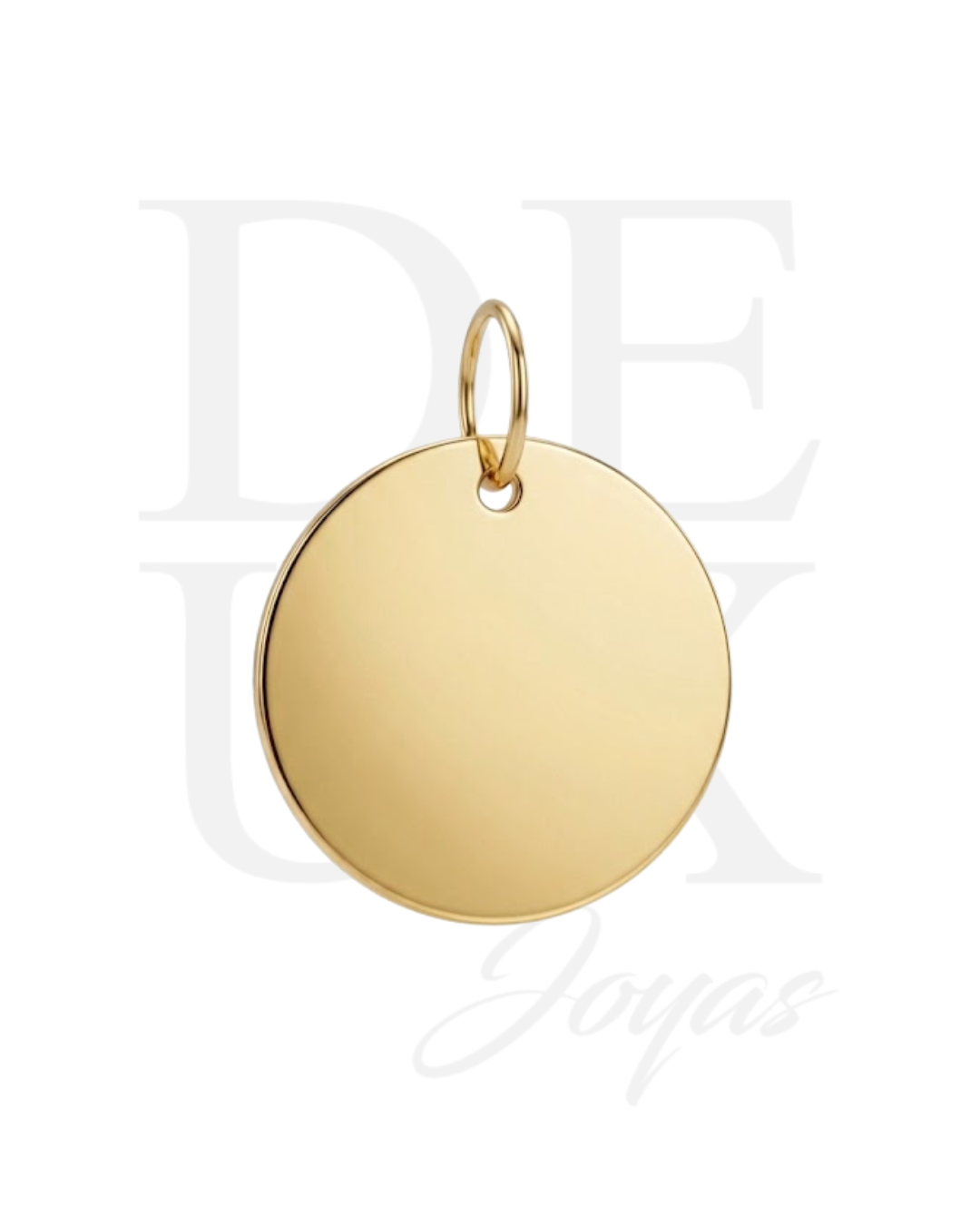 DIJE CIRCULAR MINI | COLOR DORADO | 100 PZAS
