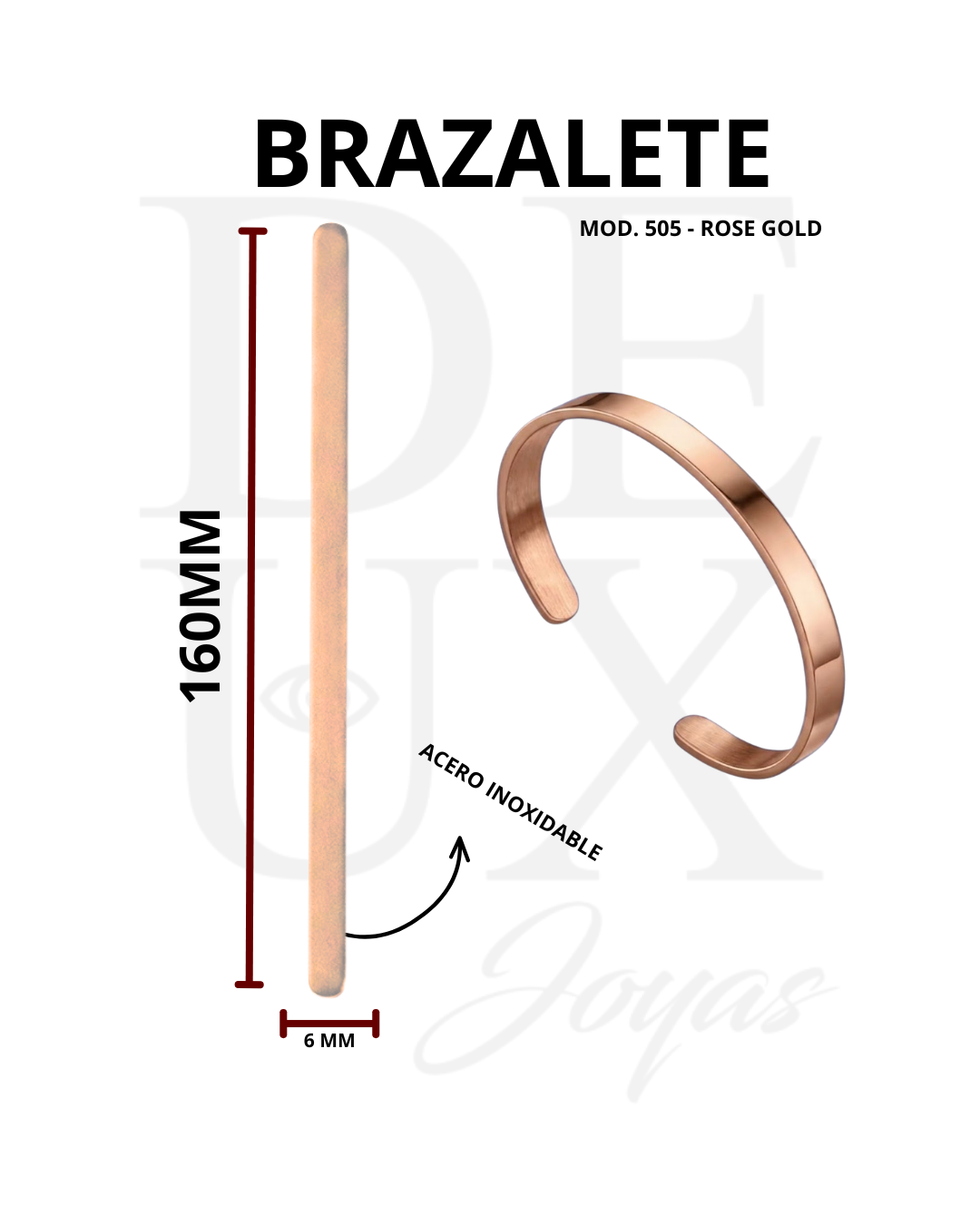 BRAZALETE MOD. 505 - ROSE GOLD