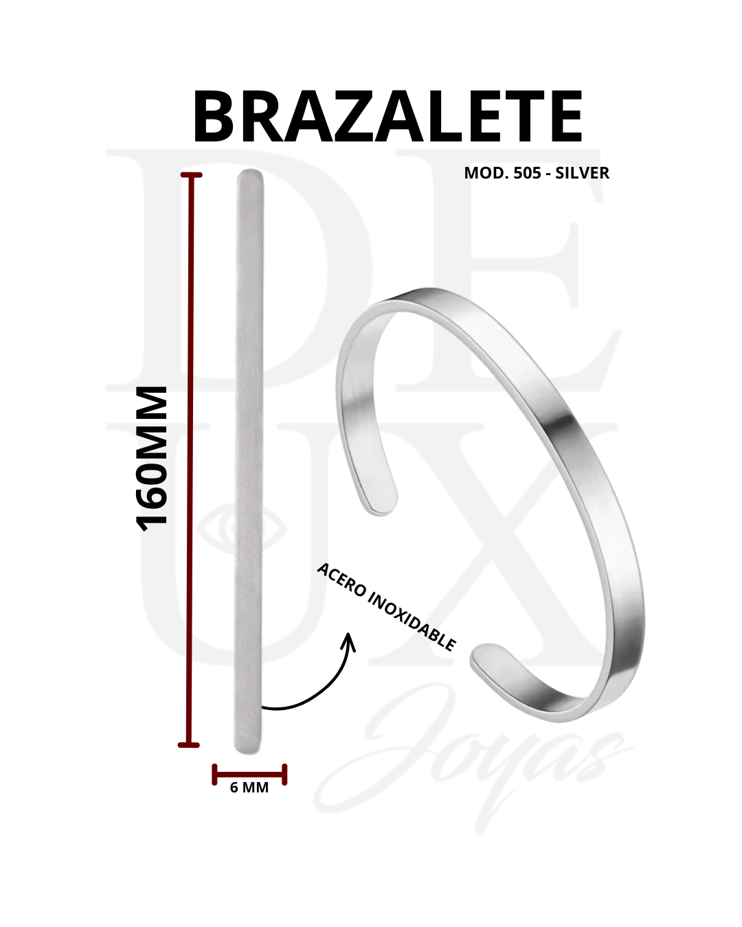 BRAZALETE MOD. 505 - SILVER