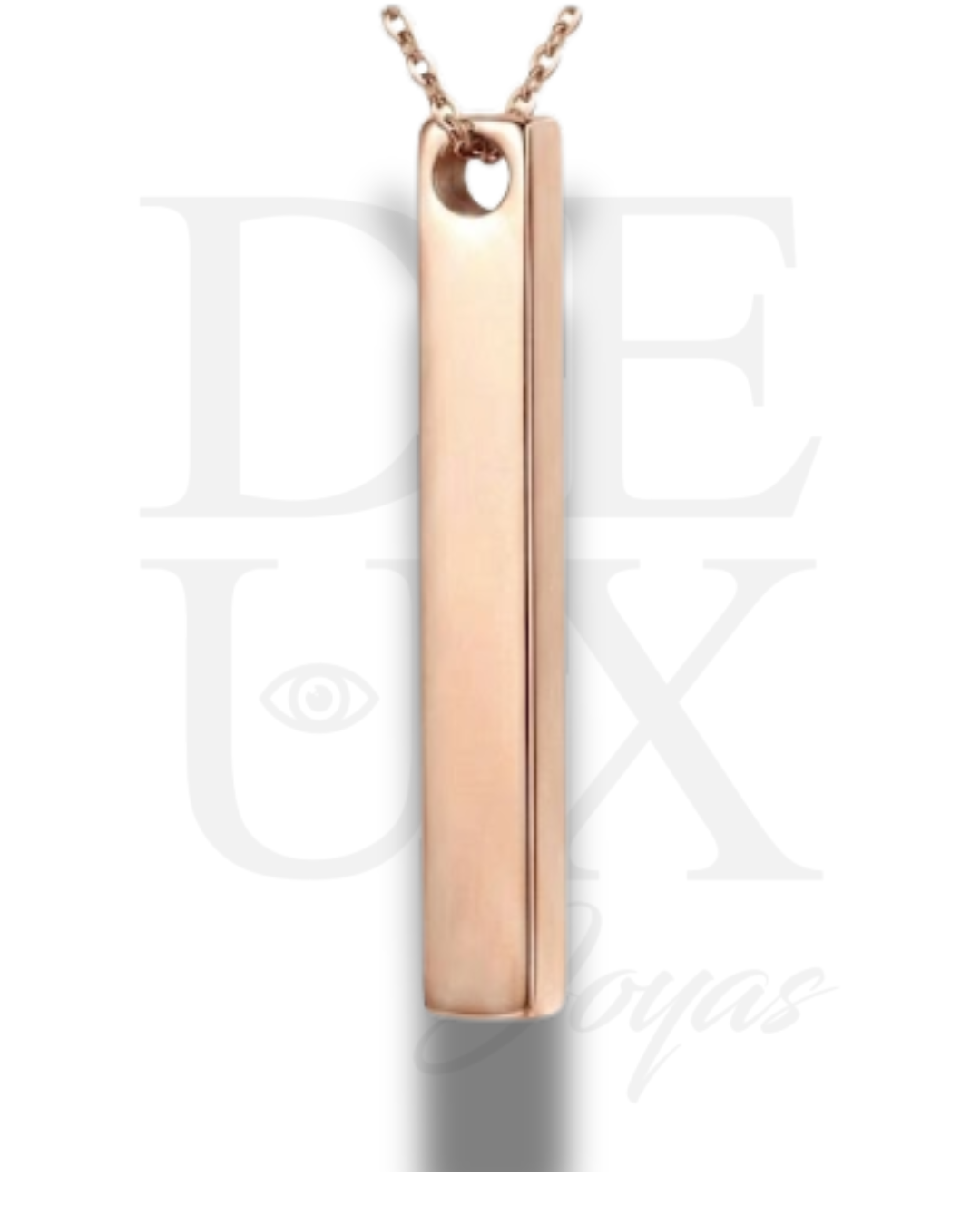 BARRA CUBICA VERTICAL - ROSE GOLD