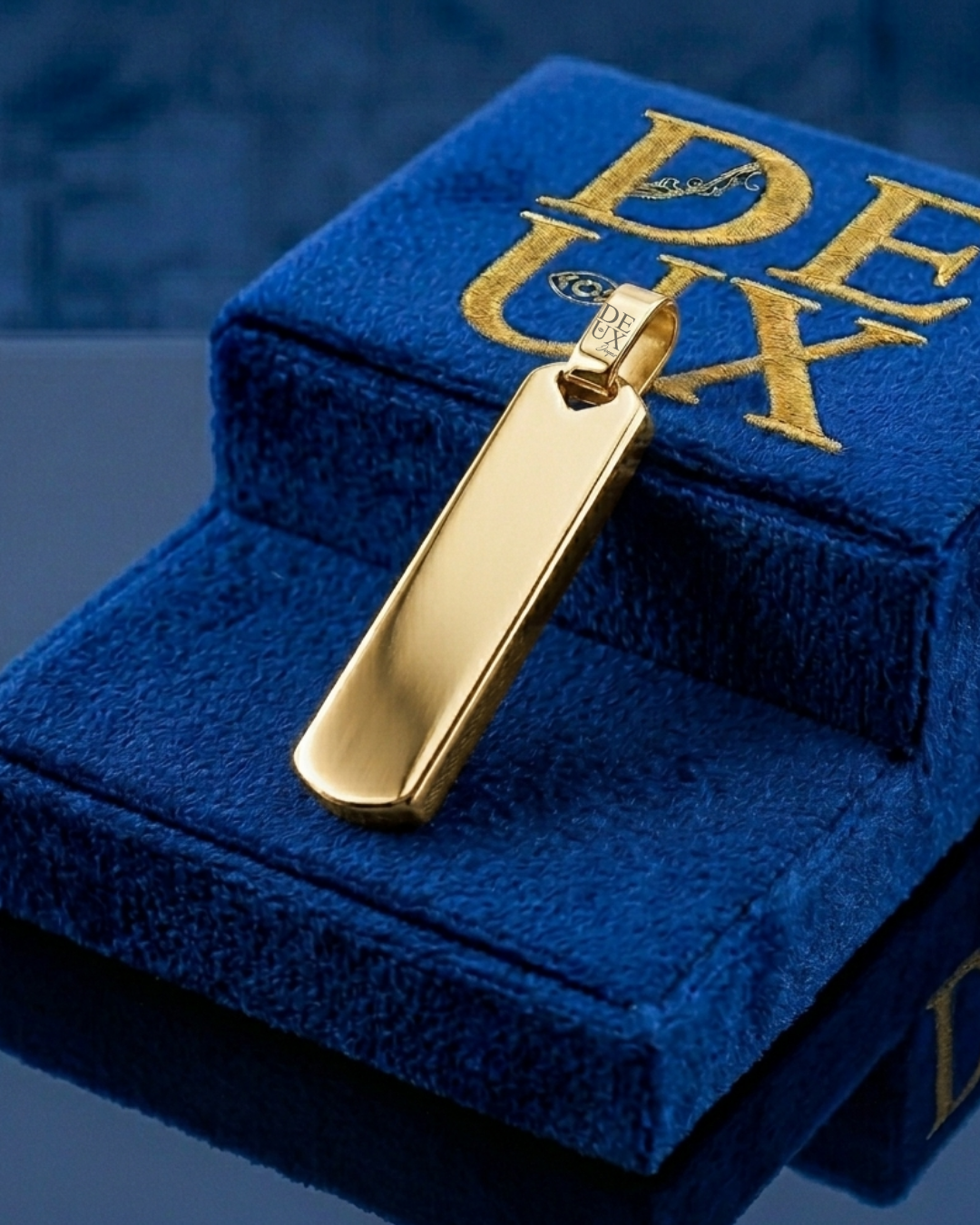 DIJE BARRA VERTICAL - GOLD