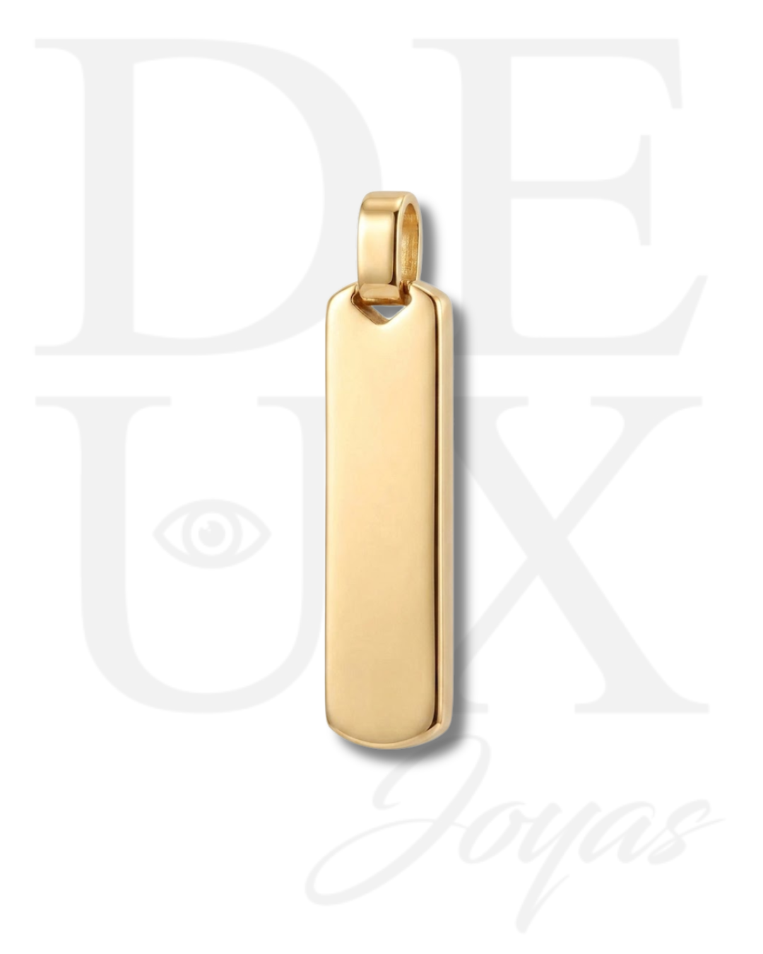 DIJE BARRA VERTICAL - GOLD