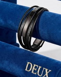 PULSERA DE PIEL - NEGRO