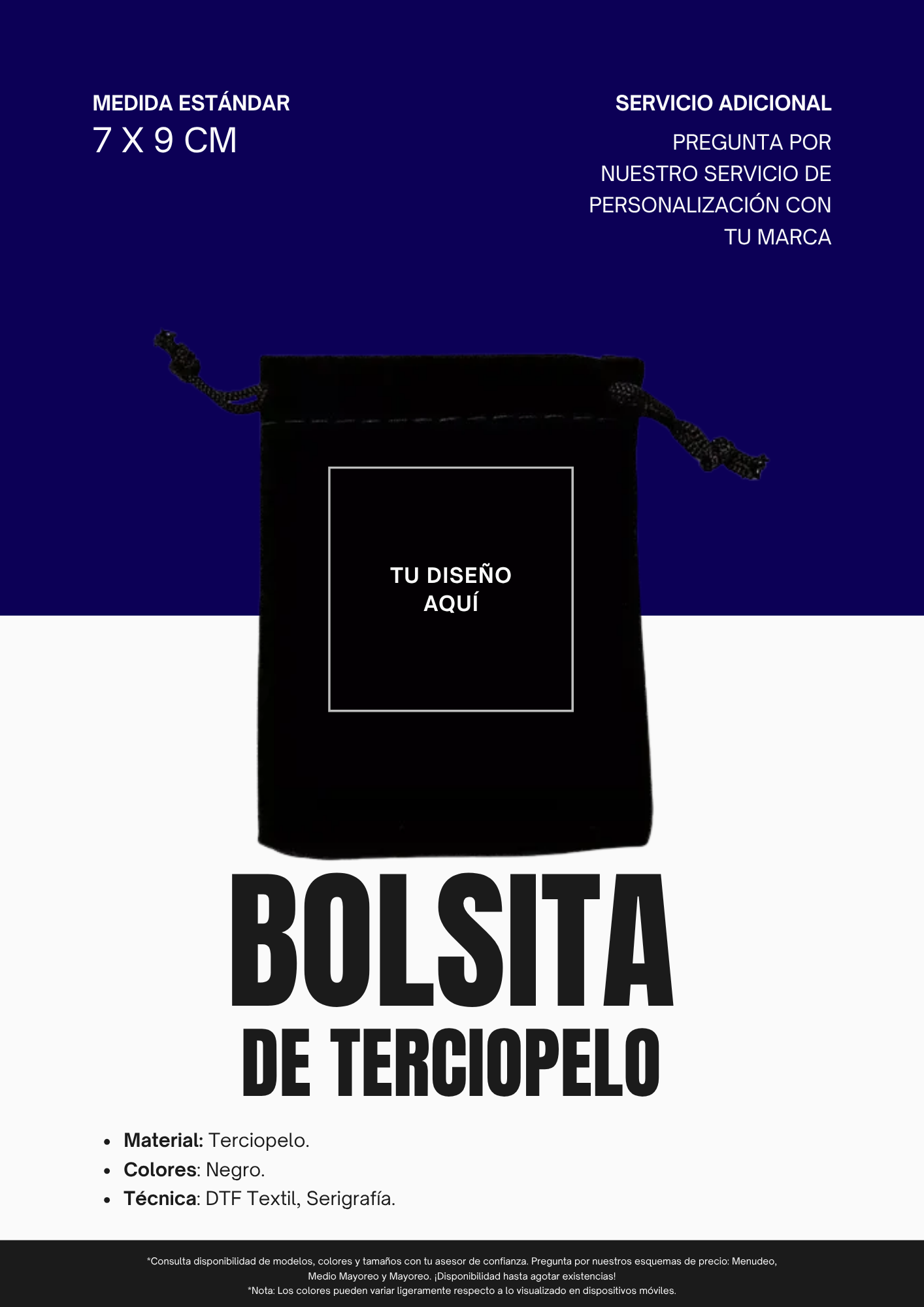 BOLSITA DE TERCIOPELO